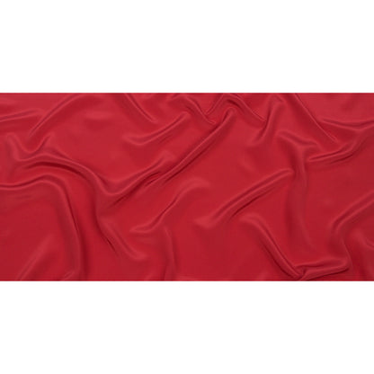 Crepé de China de seda - Ladrillo - Colección Premium