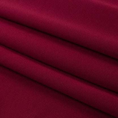 Silk Crepe de Chine - Maroon - Premium Collection