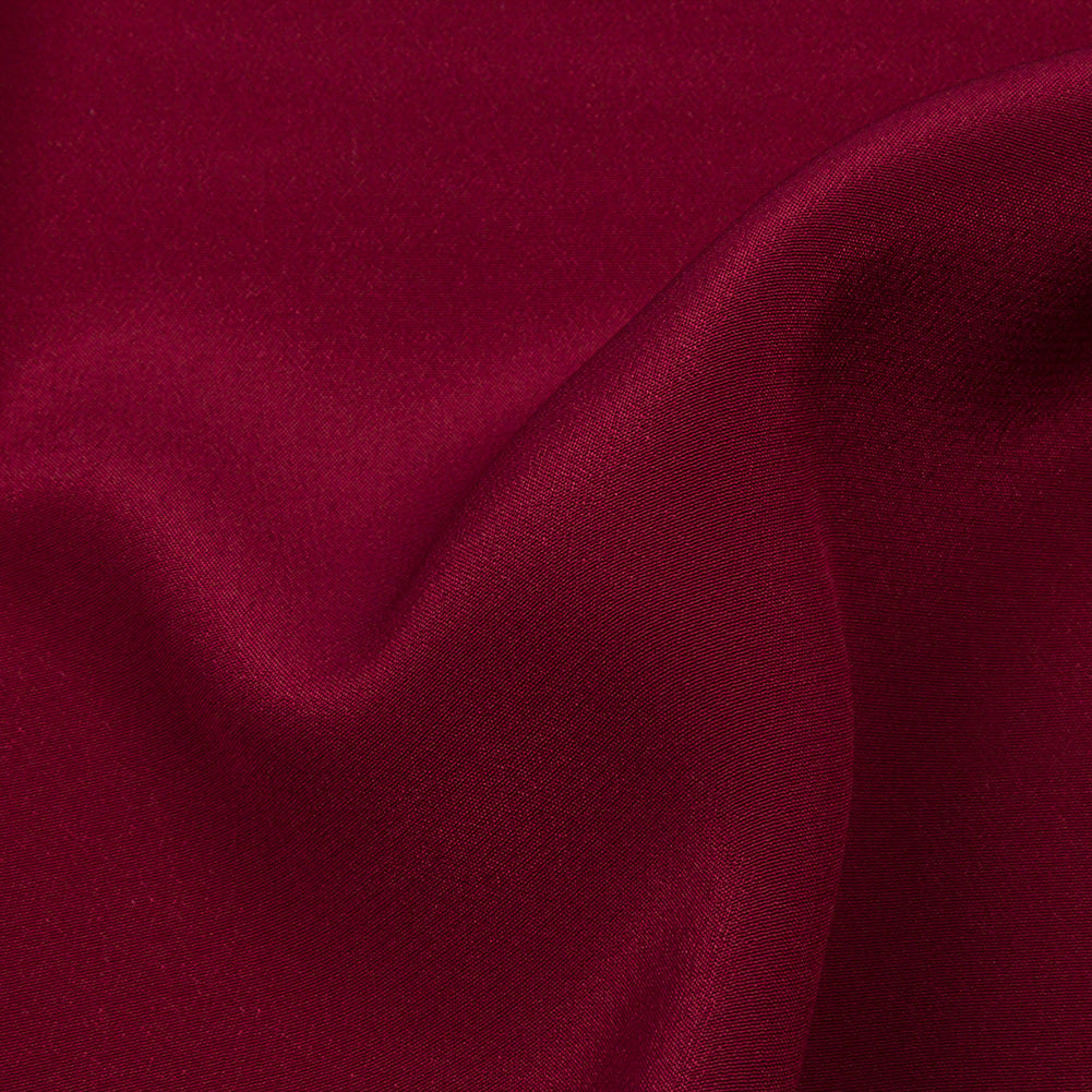 Silk Crepe de Chine - Maroon - Premium Collection