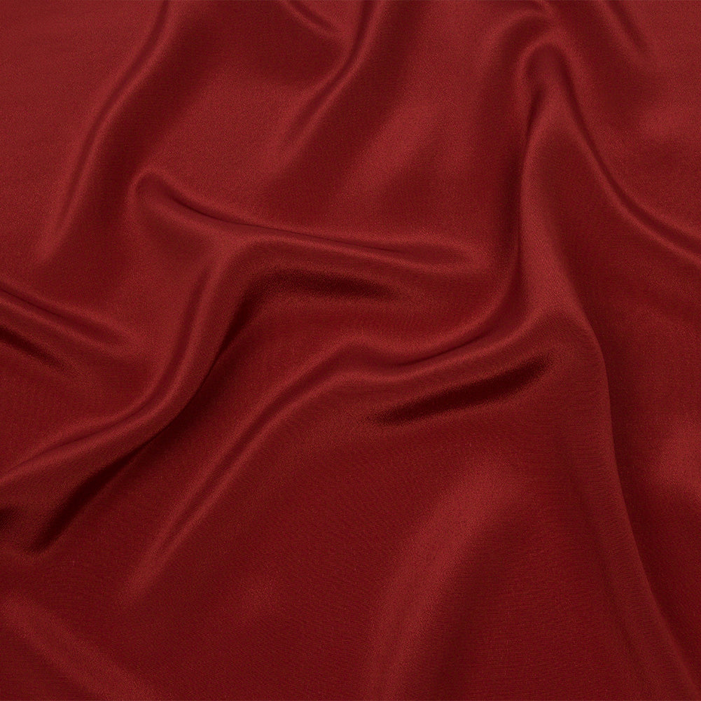 Silk Crepe de Chine - Mahogany - Premium Collection