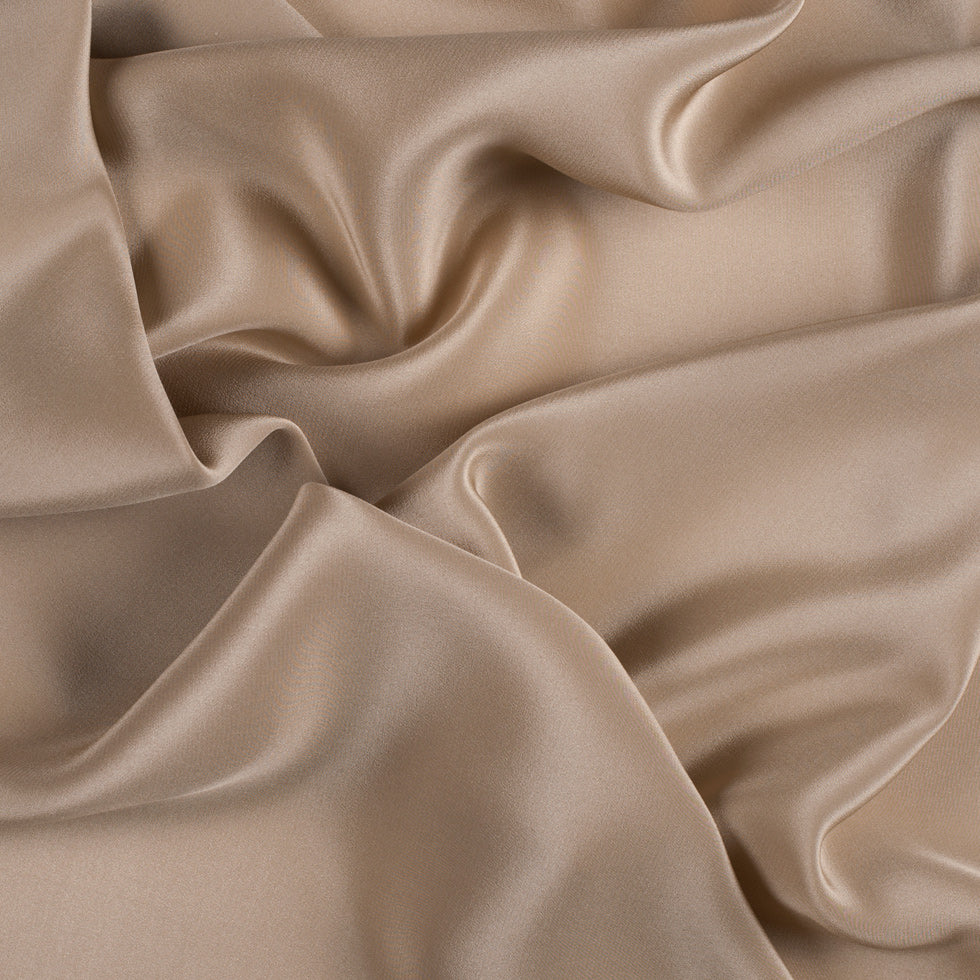 Silk Crepe de Chine - Latte - Premium Collection