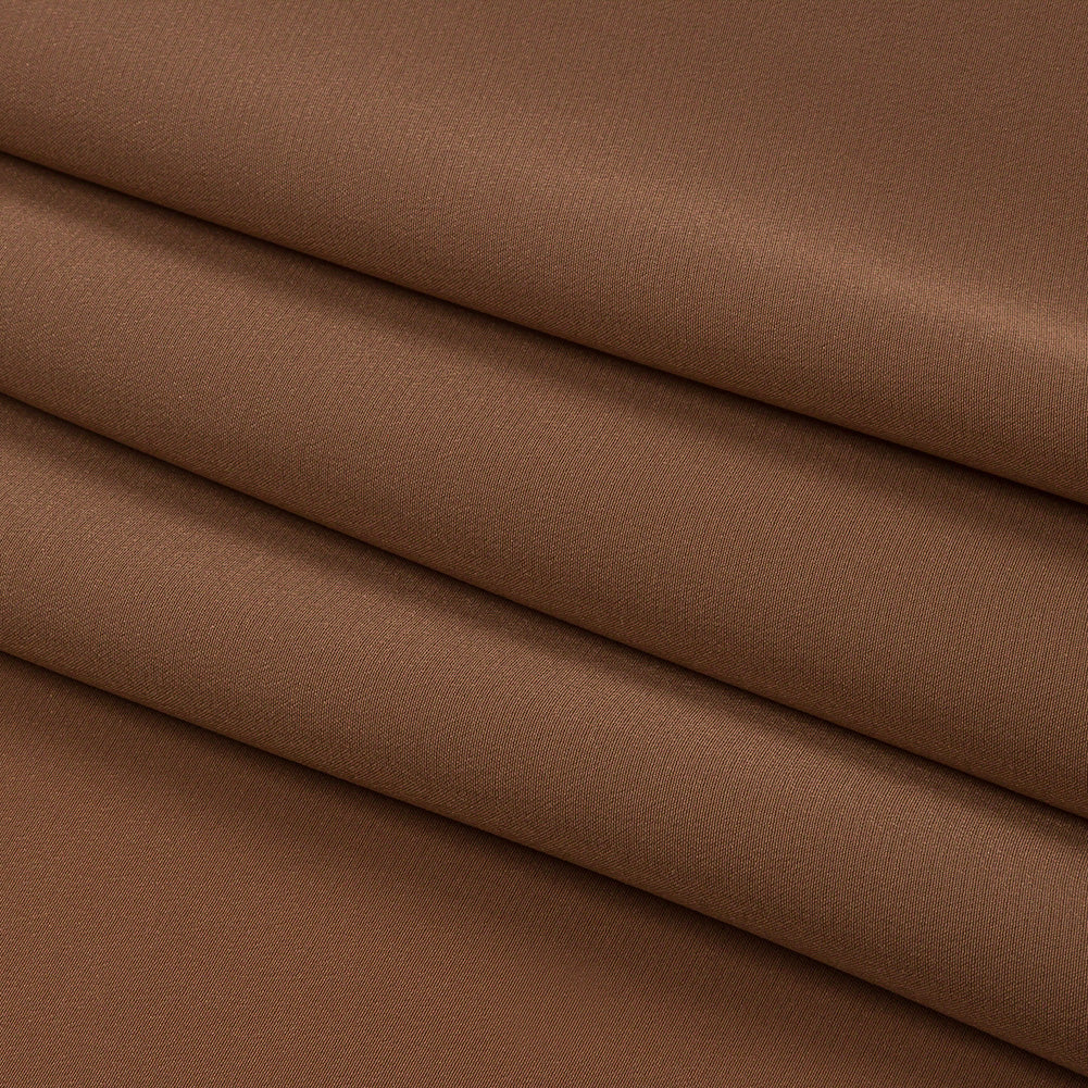 Silk Crepe de Chine - Light Brown - Premium Collection