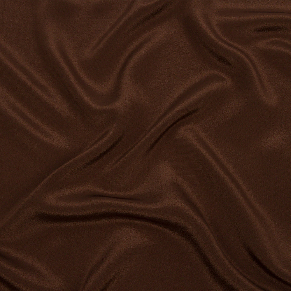 Silk Crepe de Chine - Chocolate - Premium Collection