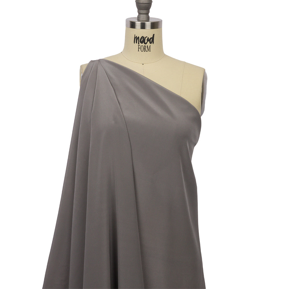 Silk Crepe de Chine - Silver - Premium Collection