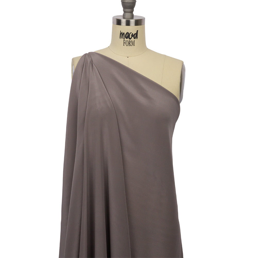 Silk Crepe de Chine - Dark Silver - Premium Collection