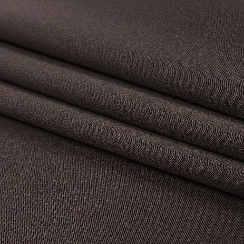 Silk Crepe de Chine - Deep Charcoal - Premium Collection