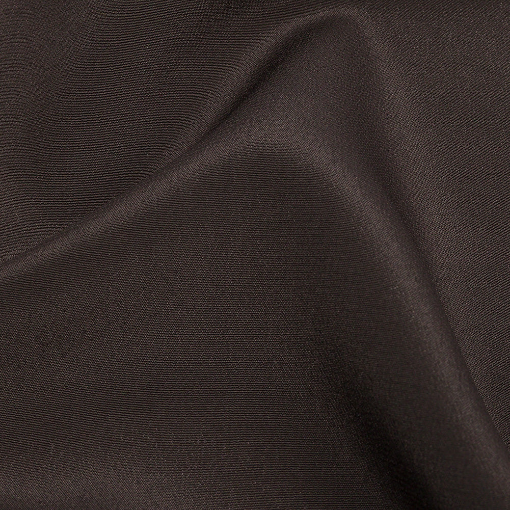 Silk Crepe de Chine - Deep Charcoal - Premium Collection