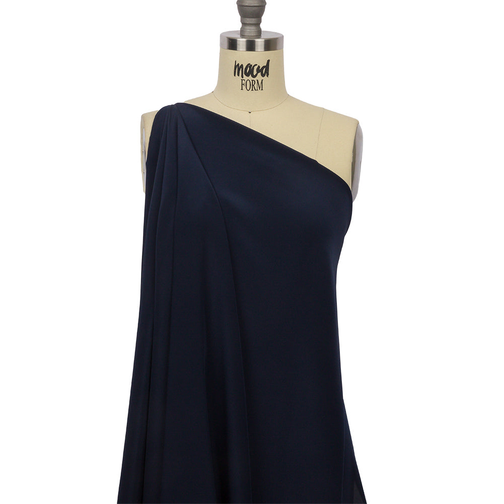 Silk Crepe de Chine - Navy - Premium Collection