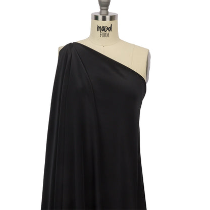 Silk Crepe de Chine - Black - Premium Collection