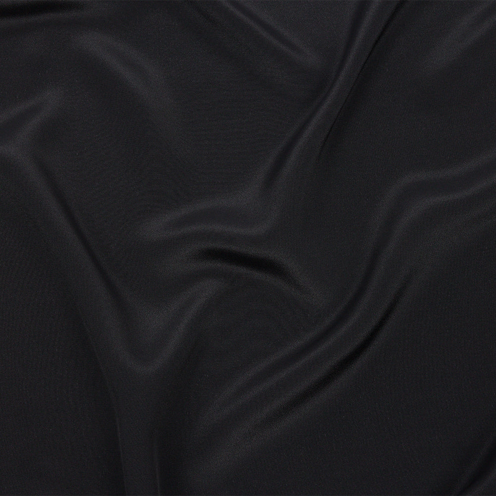 Silk Crepe de Chine - Black - Premium Collection