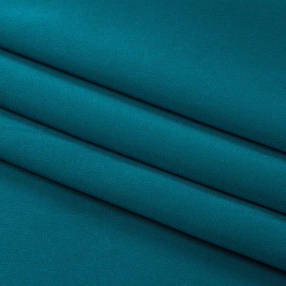 Crepé de China de seda - Azul turquesa intenso - Colección Premium
