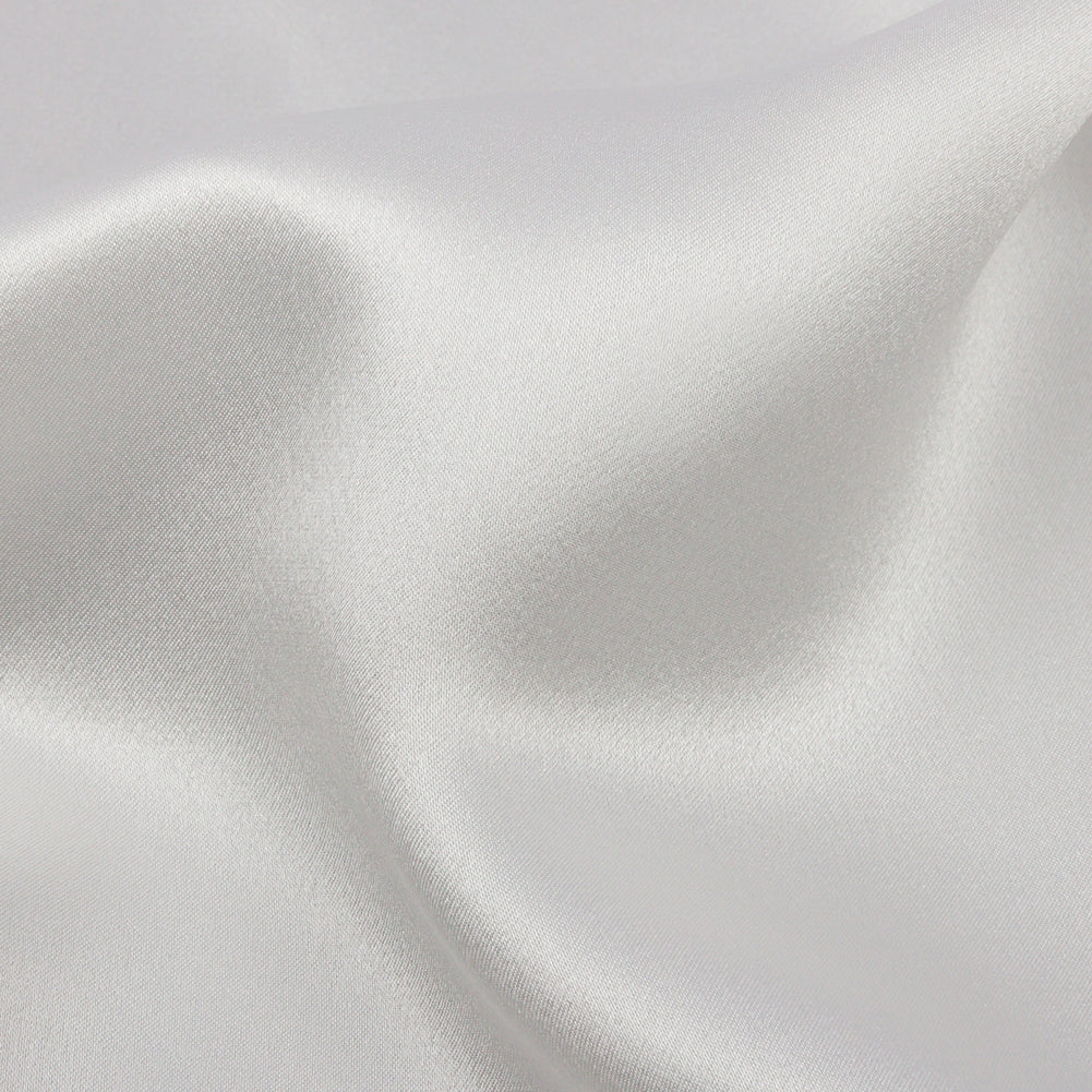 Stretch Silk Charmeuse - Whisper White - Premium Collection
