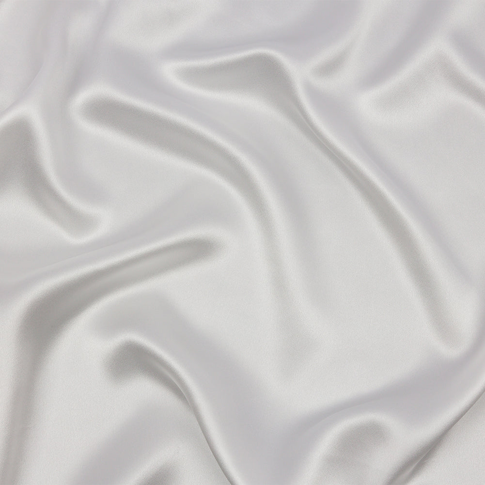 Stretch Silk Charmeuse - Whisper White - Premium Collection