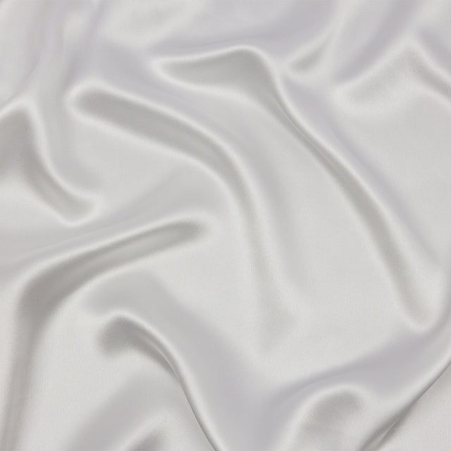 Stretch Silk Charmeuse - Whisper White - Premium Collection