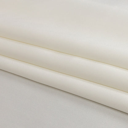 Stretch Silk Charmeuse - Antique White - Premium Collection Folded