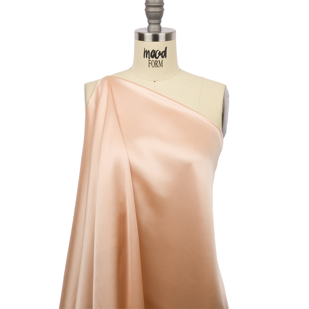 Stretch Silk Charmeuse - Ecru - Premium Collection