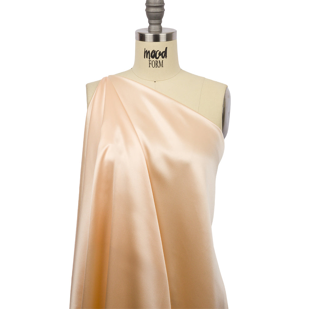 Stretch Silk Charmeuse - Bellini - Premium Collection