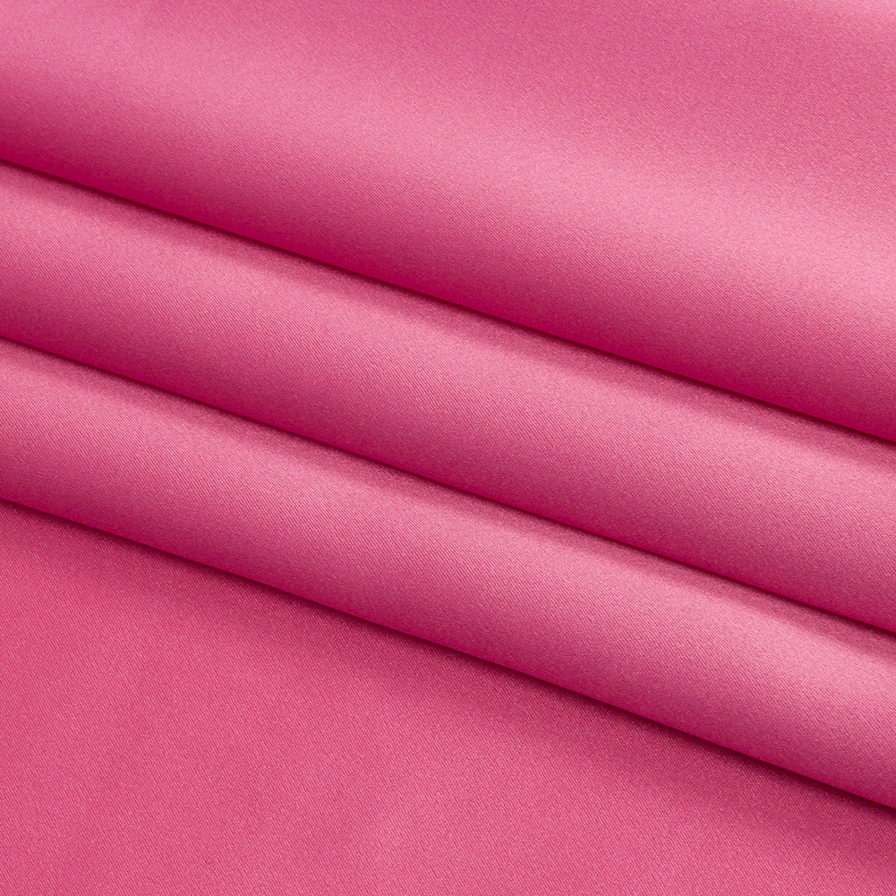 Stretch Silk Charmeuse - Rapture Rose - Premium Collection