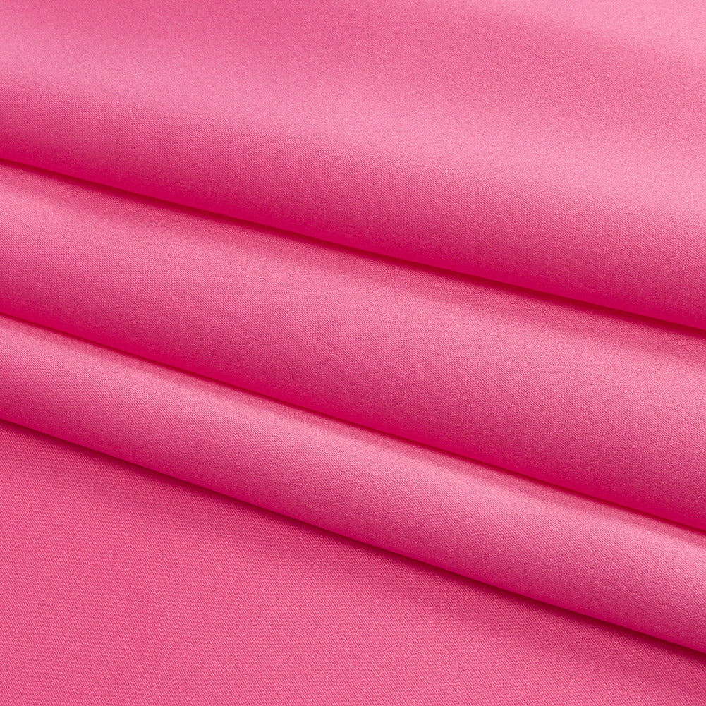 Stretch Silk Charmeuse - Carmine Rose - Premium Collection Full