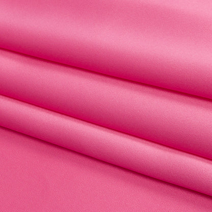 Stretch Silk Charmeuse - Carmine Rose - Premium Collection Full