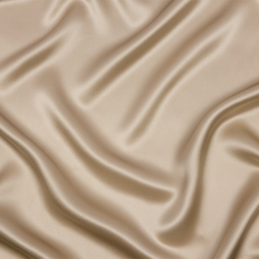 Stretch Silk Charmeuse - Feather Gray - Premium Collection