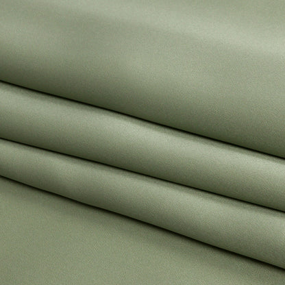 Stretch Silk Charmeuse - Oil Green - Premium Collection