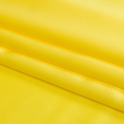 Charmeuse de seda elástica - Amarillo mantequilla - Colección Premium