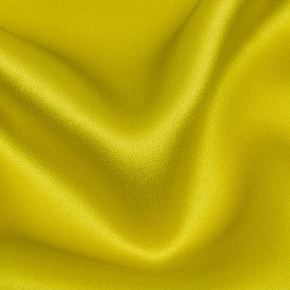 Stretch Silk Charmeuse - Warm Olive - Premium Collection Detail