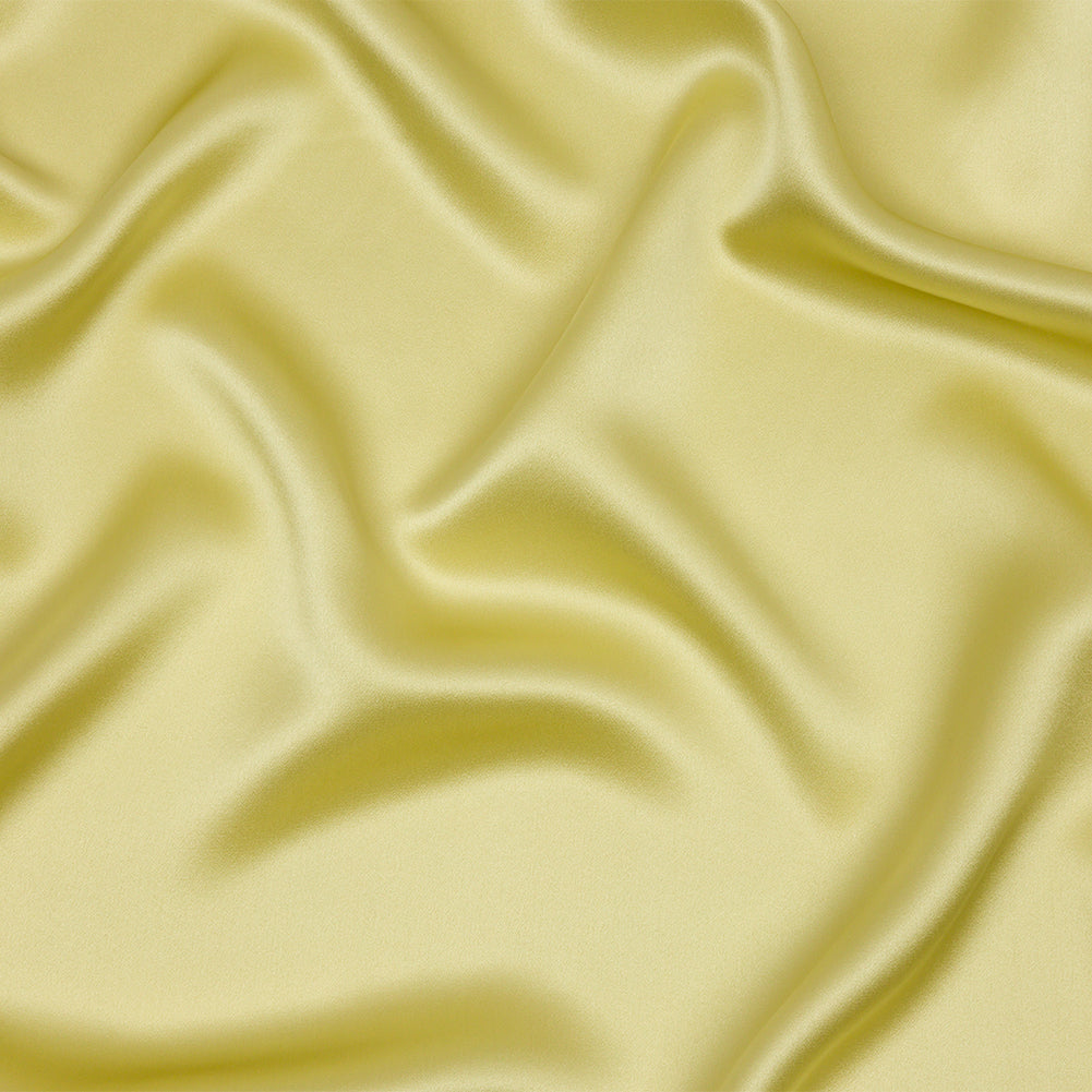 Stretch Silk Charmeuse - Linden Green - Premium Collection