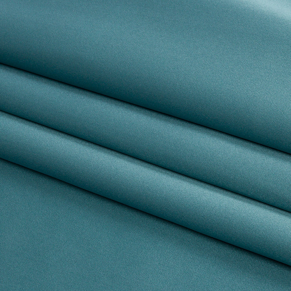 Stretch Silk Charmeuse - Colonial Blue - Premium Collection