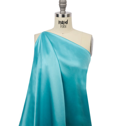 Stretch Silk Charmeuse - Angel Blue - Premium Collection