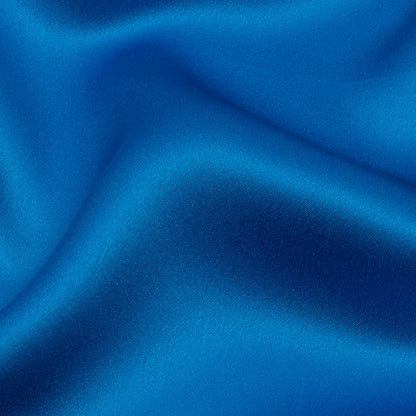 Stretch Silk Charmeuse - Directoire Blue - Premium Collection