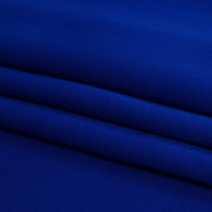 Stretch Silk Charmeuse - Mazarine Blue - Premium Collection