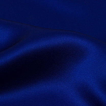 Stretch Silk Charmeuse - Mazarine Blue - Premium Collection