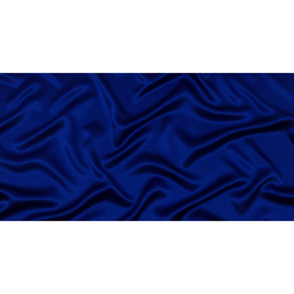 Stretch Silk Charmeuse - Mazarine Blue - Premium Collection