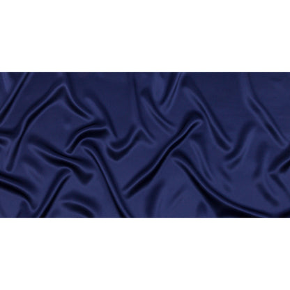 Stretch Silk Charmeuse - Estate Blue - Premium Collection