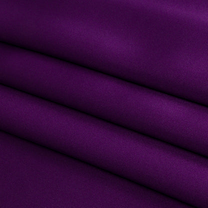 Charmeuse de seda elástica - Púrpura Majestad - Colección Premium