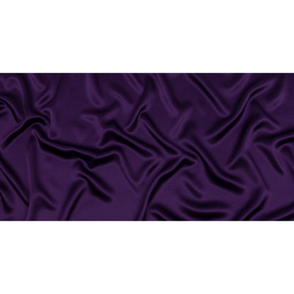 Charmeuse de seda elástica - Uva - Colección Premium