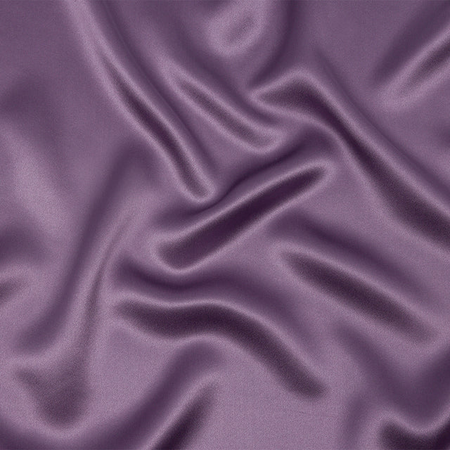 Stretch Silk Charmeuse - Dusk Mauve - Premium Collection