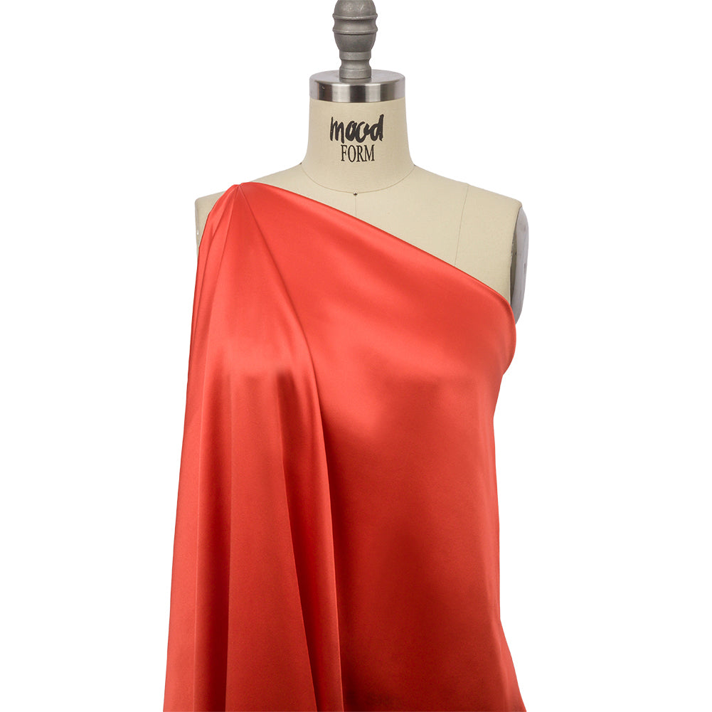 Stretch Silk Charmeuse - Mandarin - Premium Collection