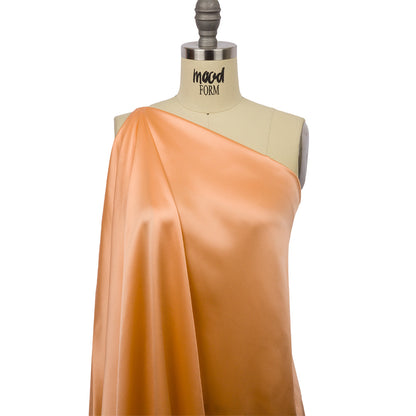 Stretch Silk Charmeuse - Peach - Premium Collection