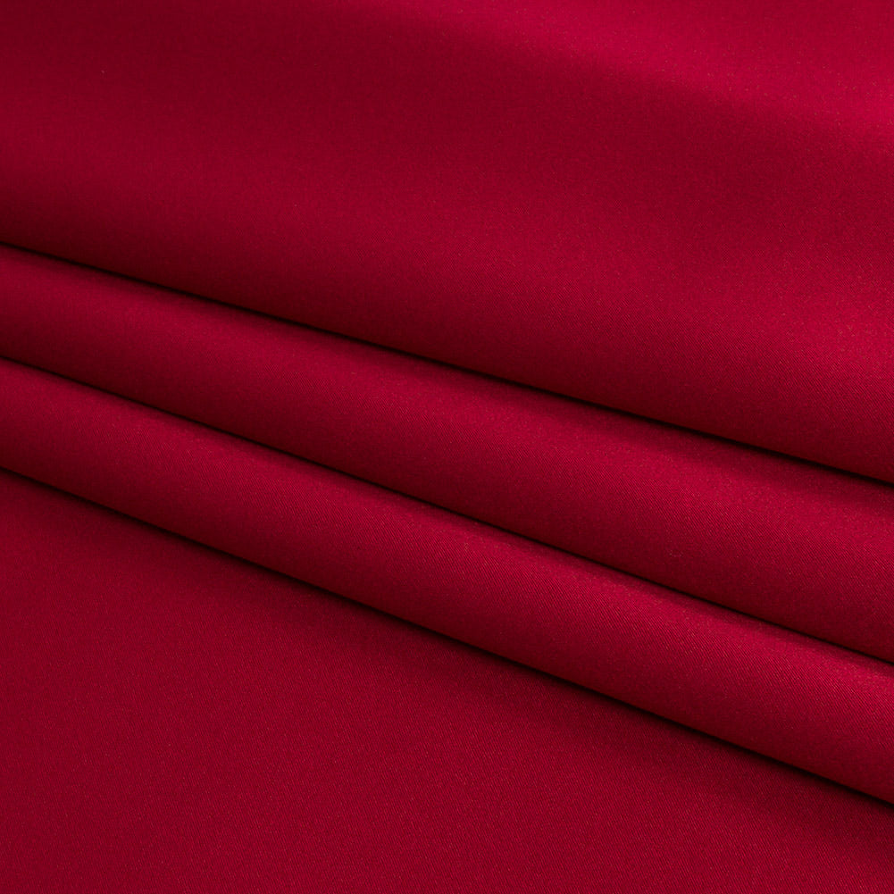 Charmeuse de seda elástica - Pimiento chili - Colección Premium