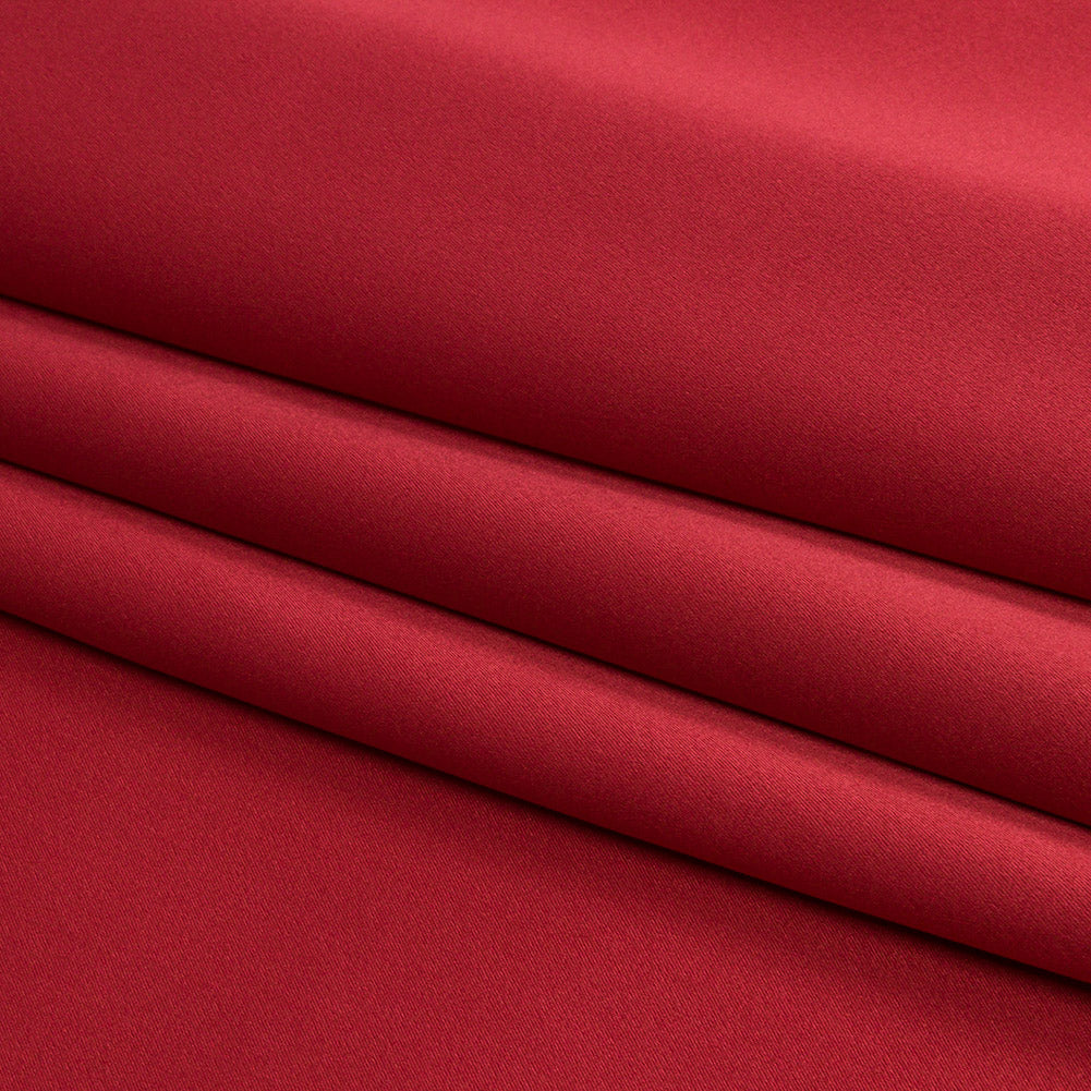 Stretch Silk Charmeuse - Brick - Premium Collection