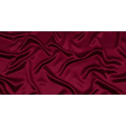 Charmeuse de seda elástica - Vino - Colección Premium