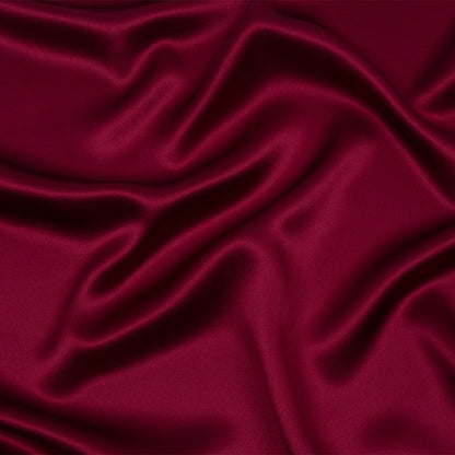 Stretch Silk Charmeuse - Wine - Premium Collection