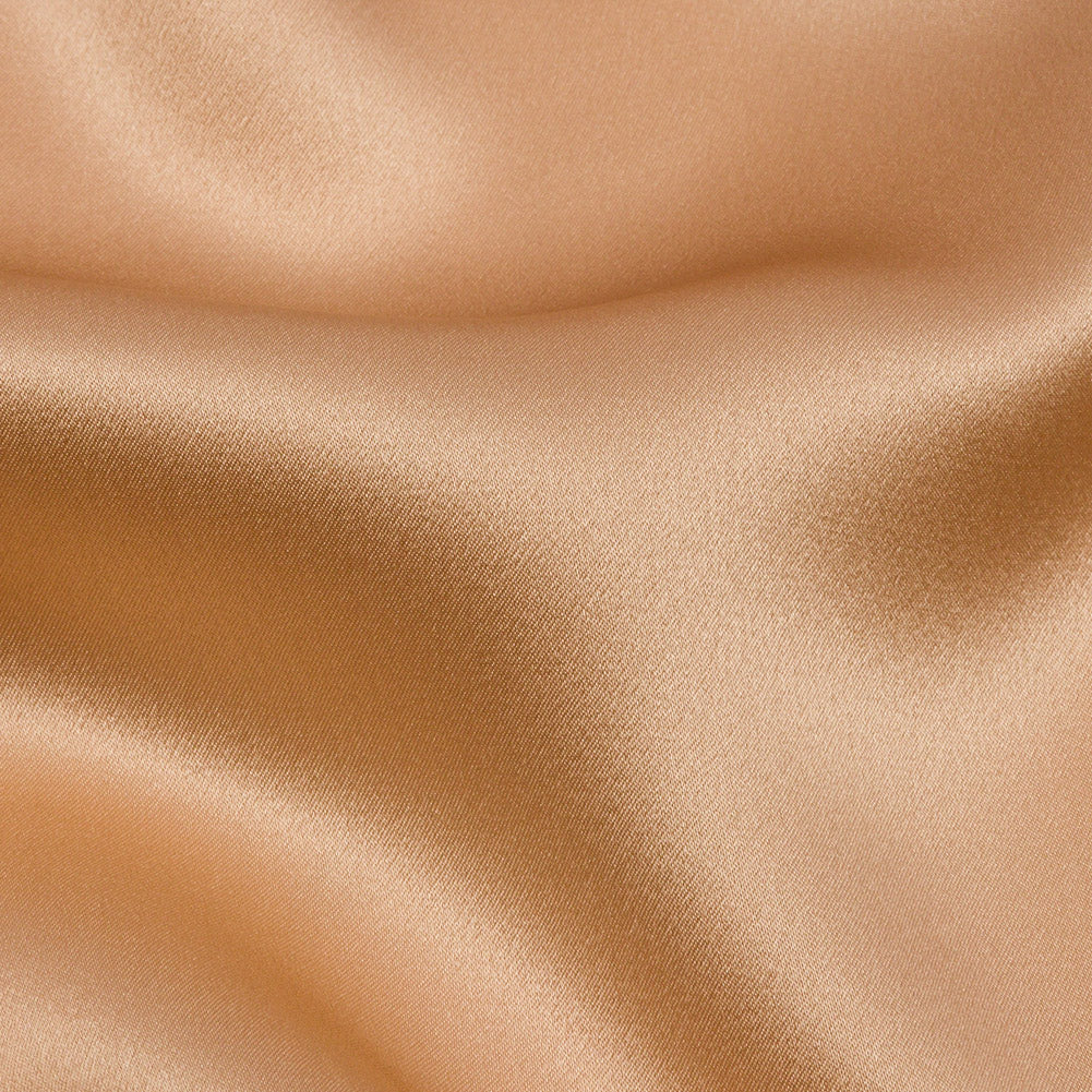 Stretch Silk Charmeuse - Toasted - Premium Collection