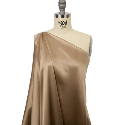 Charmeuse de seda elástica - Tallo de maíz - Colección Premium