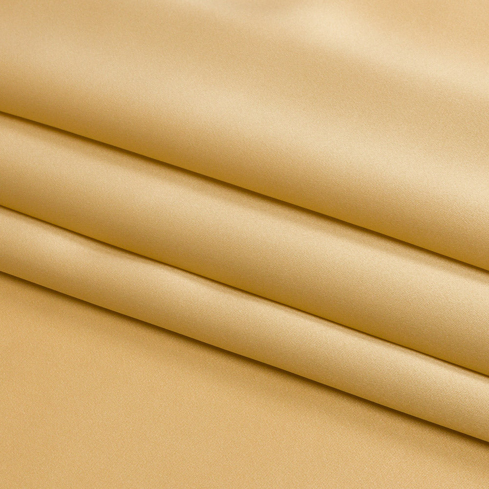 Stretch Silk Charmeuse - Gold - Premium Collection