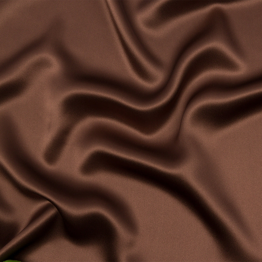 Stretch Silk Charmeuse - Cappuccino - Premium Collection