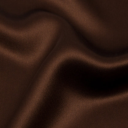 Stretch Silk Charmeuse - Chocolate - Premium Collection